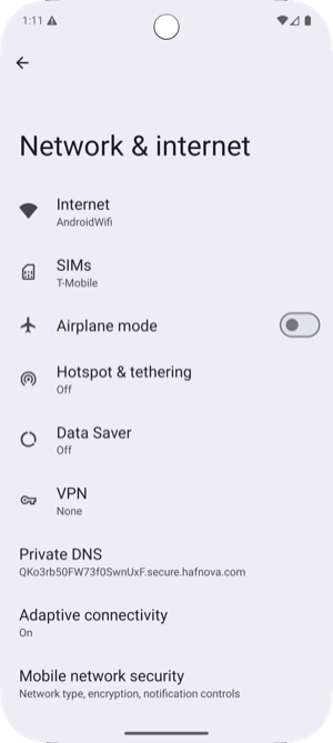 DNS Configure