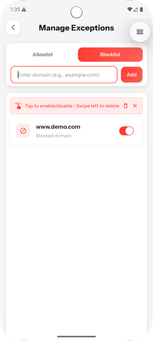 Blocklist
