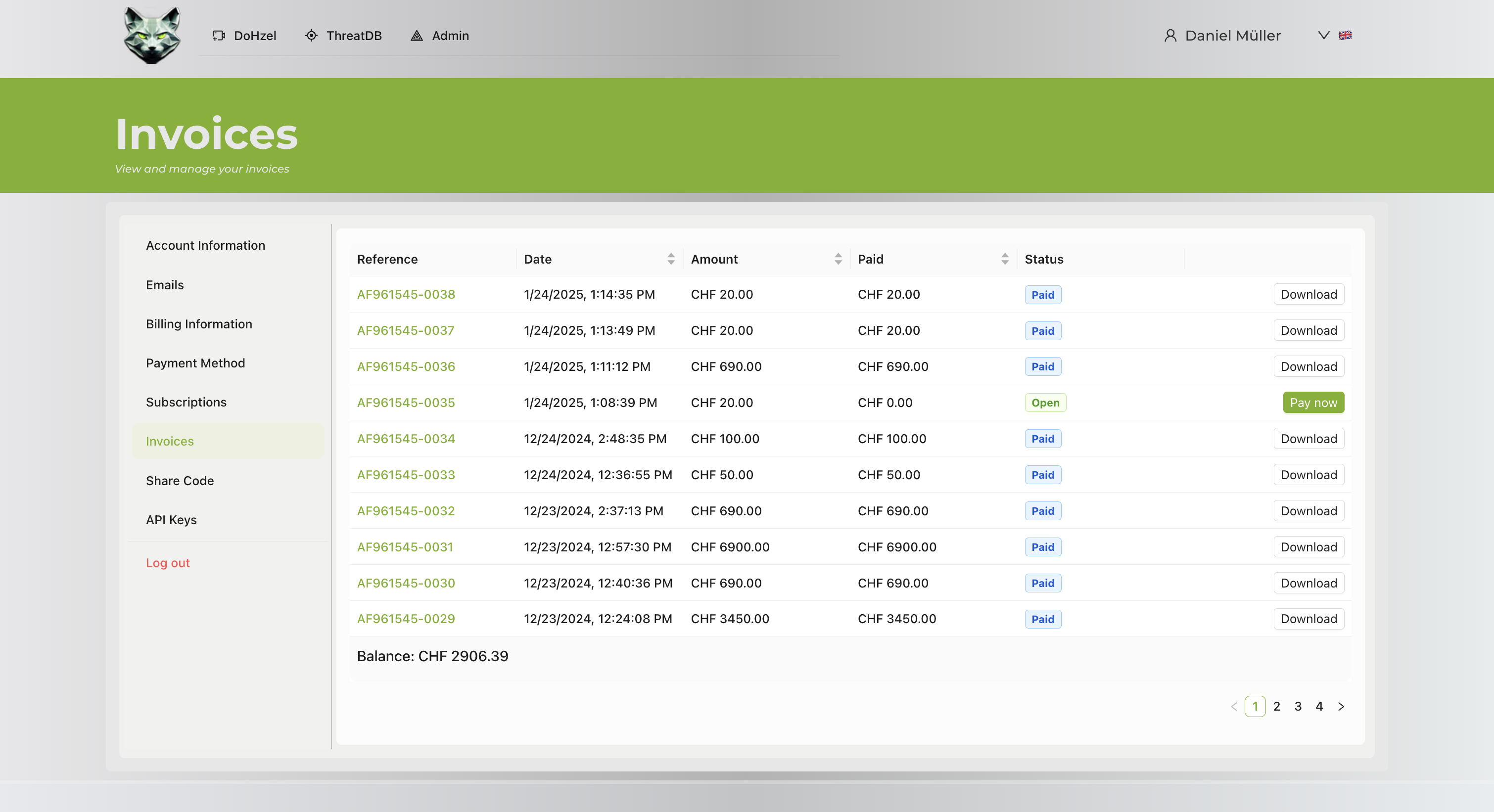 Account Invoice Management