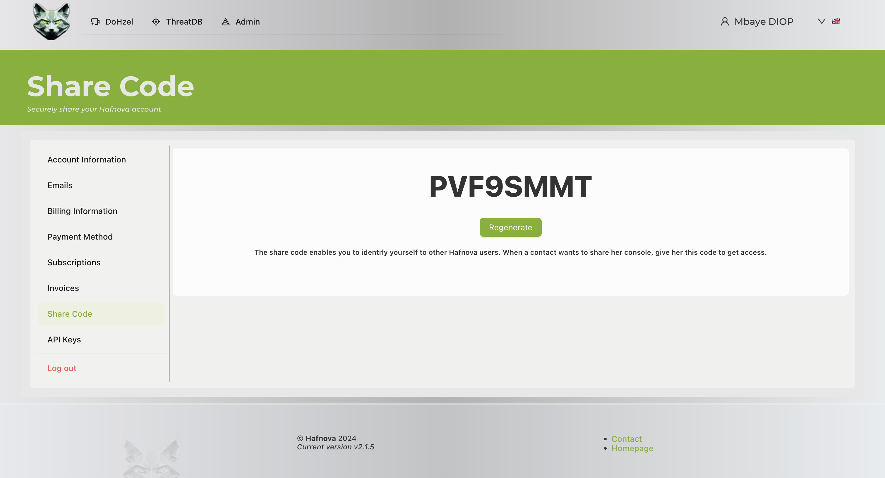 Share Code Section